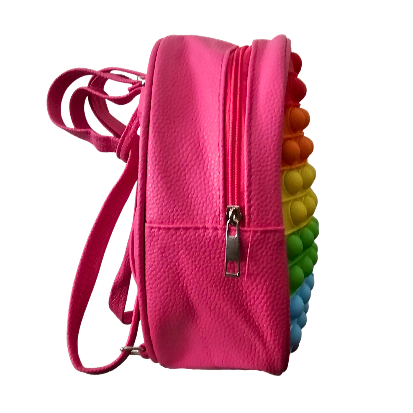 Mochila Para Niñas Con Pop It - Antiestrés Color Fucsia