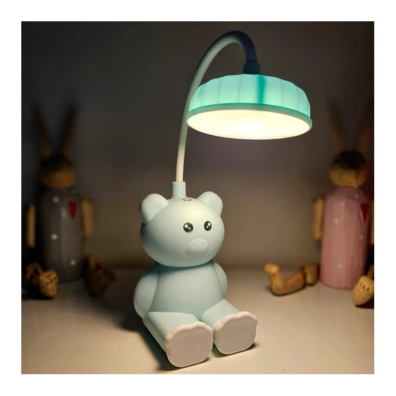 Lampara Para Niños Con Luz Led - 3 Colores Recargable