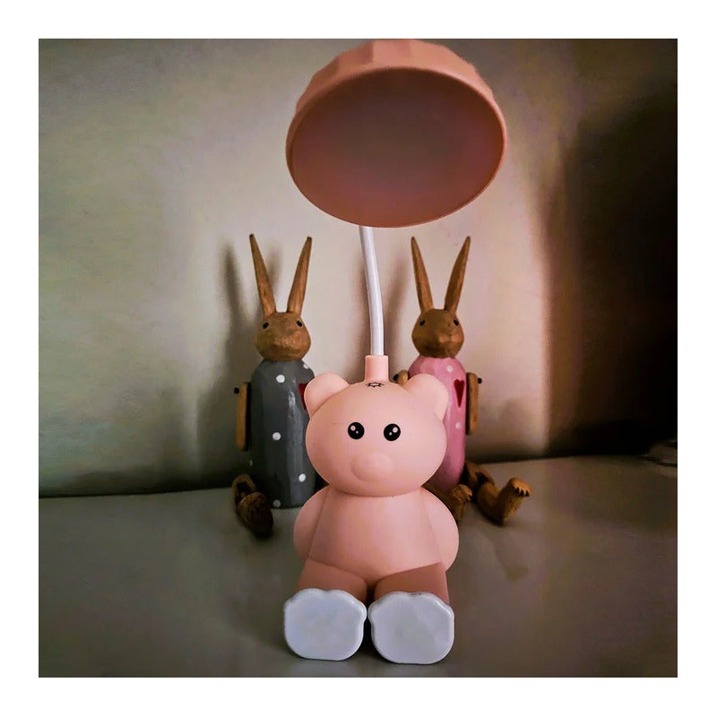 Lampara Para Niños Con Luz Led - 3 Colores Recargable
