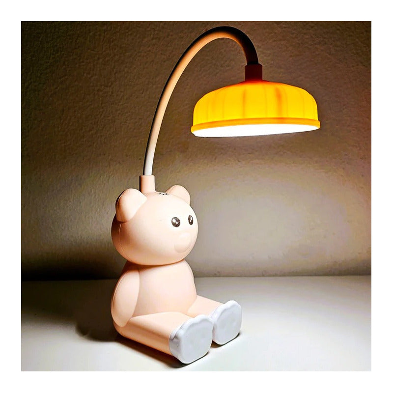 Lampara Para Niños Con Luz Led Recargable - Rosada