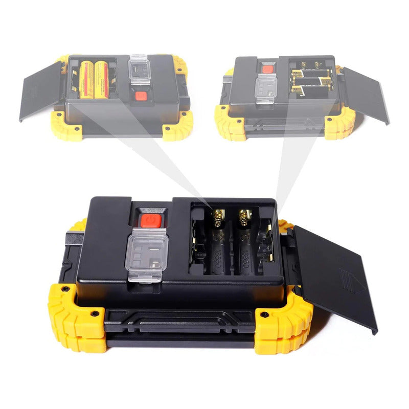 Linterna Y Lampara De Emergencia Y Trabajo Cob 20w Portable
