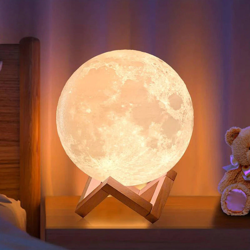 Lampara De Luna Recargable - Led