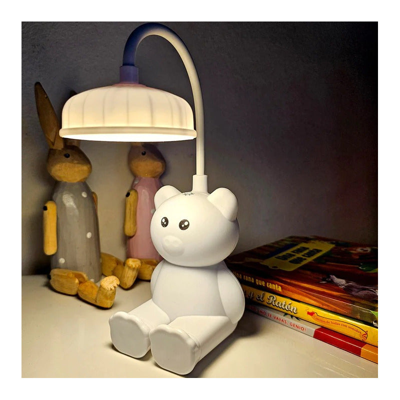Lampara Para Niños Con Luz Led - 3 Colores Recargable