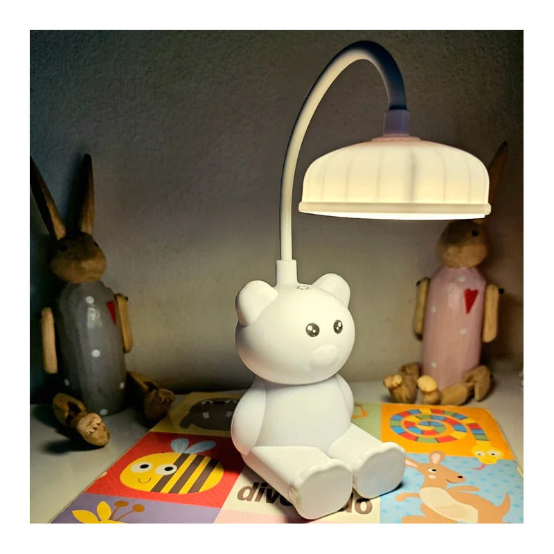 Lampara Para Niños Con Luz Led - 3 Colores Recargable