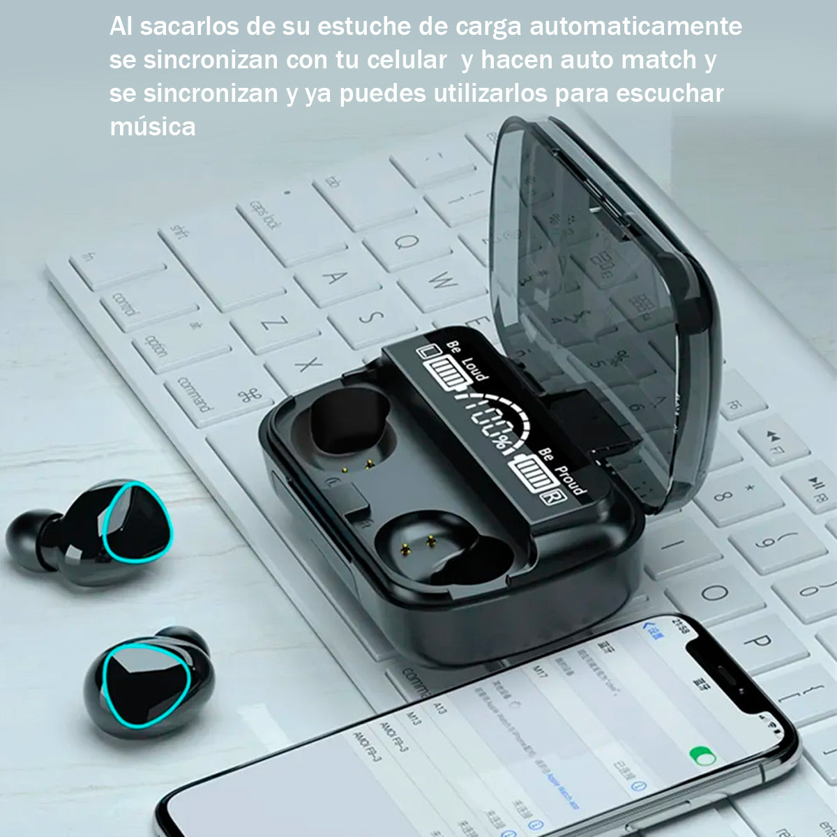 Audífonos Bluetooth 5.3 TWS M10 True Wireless