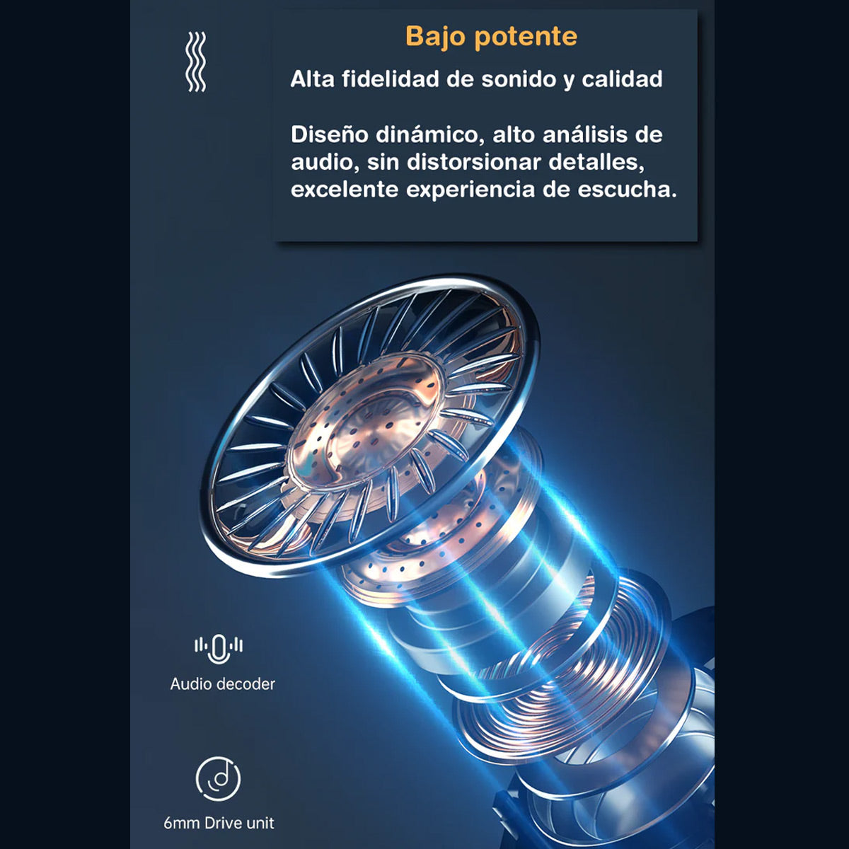 Audífonos M19 TWS Bluetooth V5.3