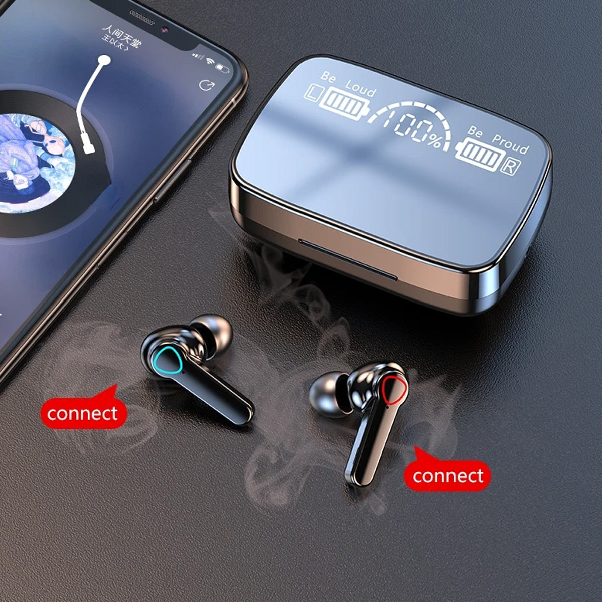 Audífonos M19 TWS Bluetooth V5.3