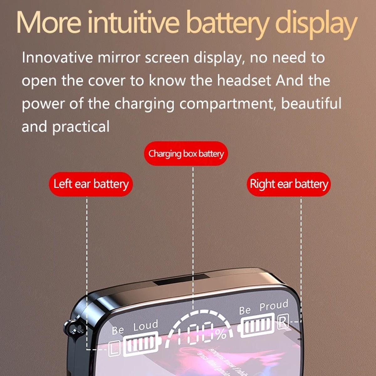 Audífonos M19 TWS Bluetooth V5.3