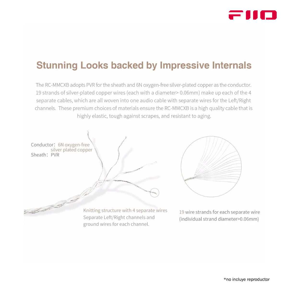 Cable de Audífonos Balanceado FiiO RC-ATHB