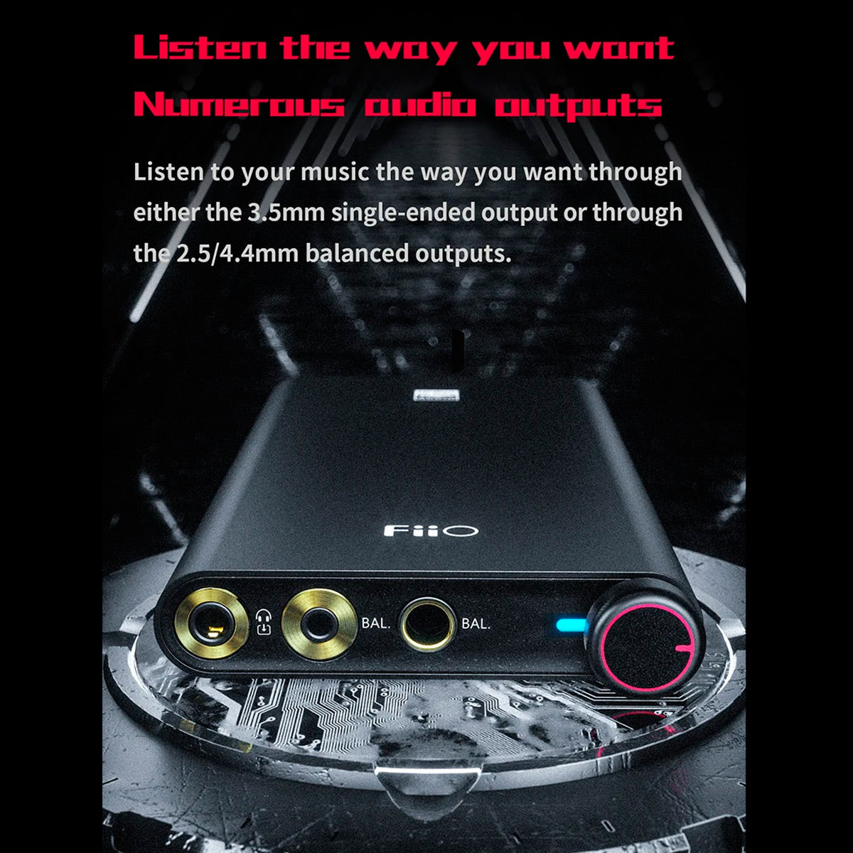 Fiio Q3s MQA Dac USB THX Amplificador Portátil