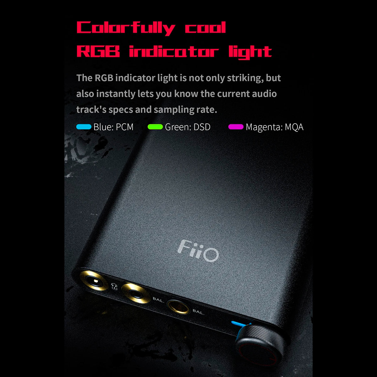 Fiio Q3s MQA Dac USB THX Amplificador Portátil