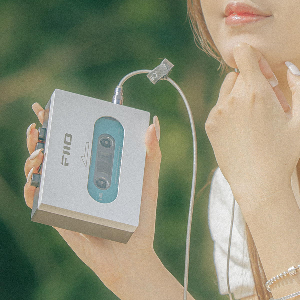 Fiio CP13 Cassette Player Portable Stereo Celeste