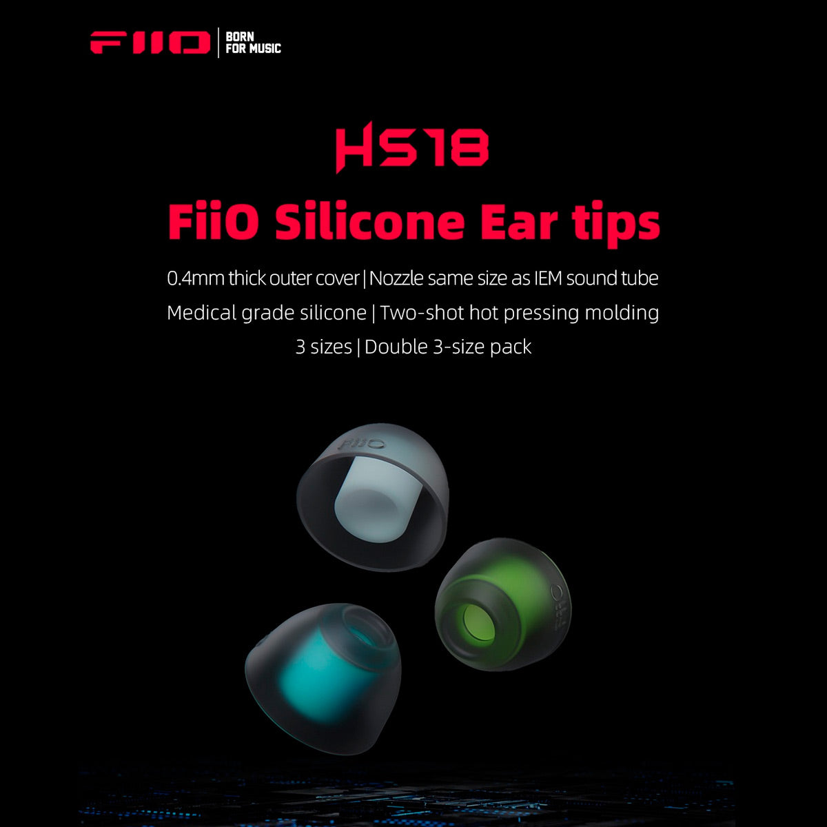 Fiio HS18 Eartips
