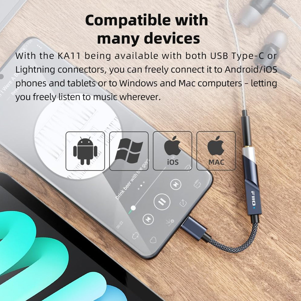 FiiO KA11 Amplificador/DAC versión USB-C