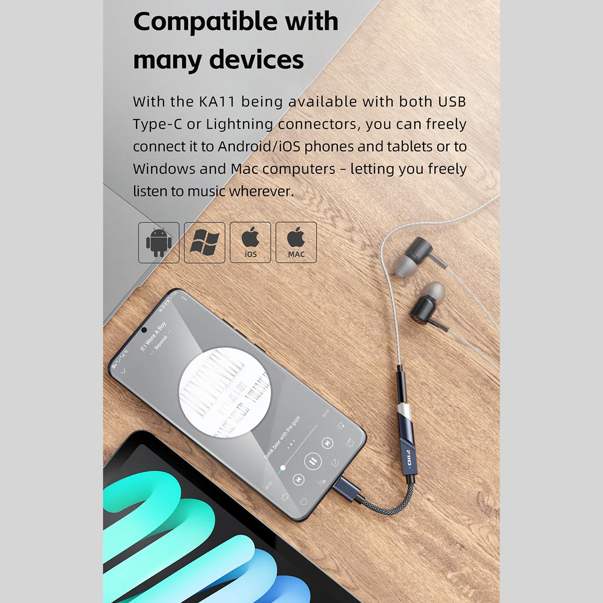 FiiO KA11 Amplificador/DAC versión USB-C