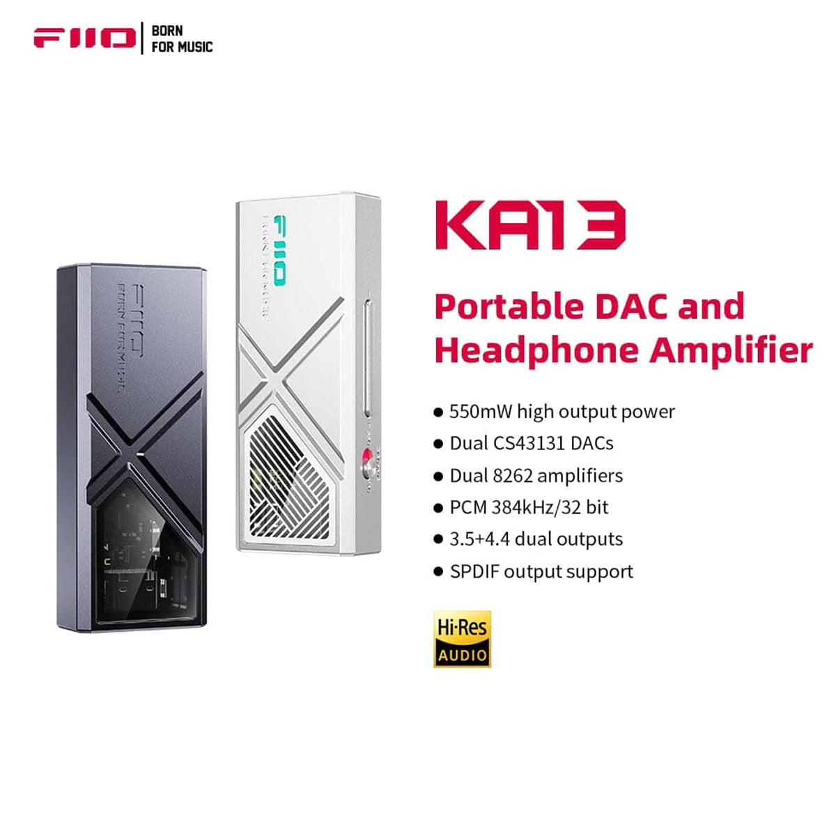 Dac y Amplificador Fiio KA13