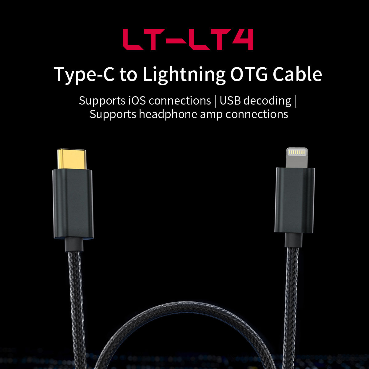 Cable Fiio LT-LC4 USB C a Lightning