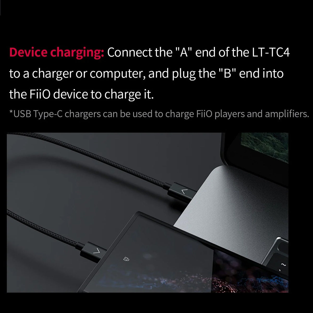 Fiio Lt - TC4 Cable USB C a USB C