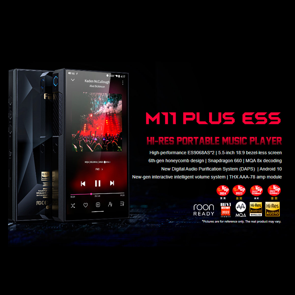 Reproductor Hi-Res Fiio M11 Plus ESS DSD MQA Bluetooth