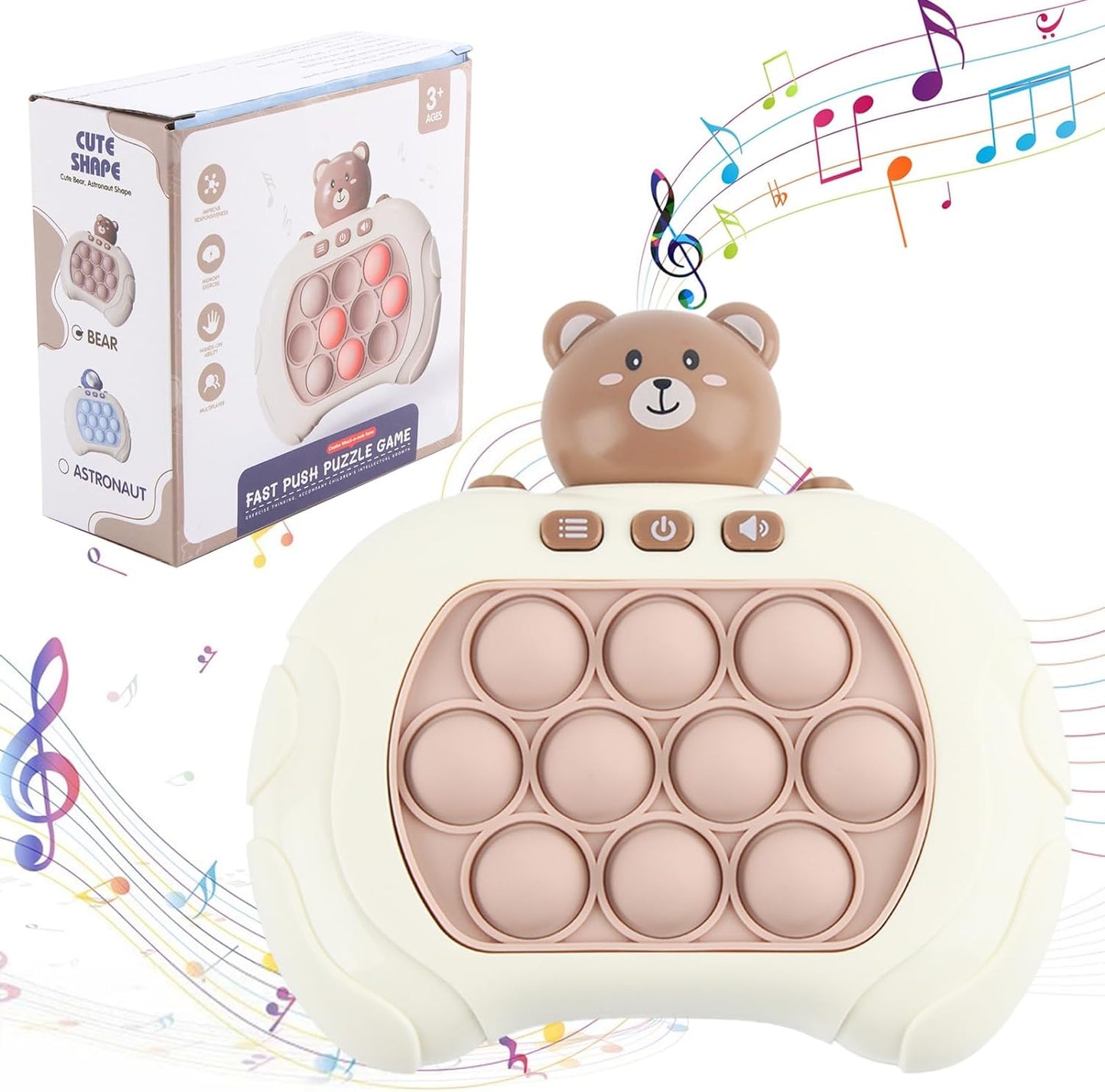 Fidget Pop It Electronico de Oso