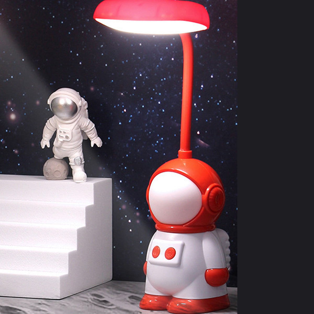 Lámpara de astronauta Led Recargable Roja