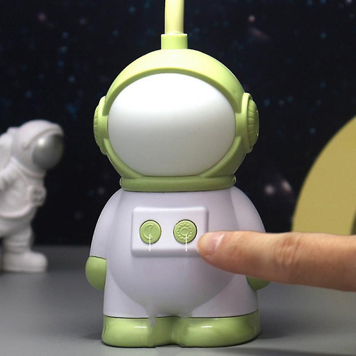 Lámpara de astronauta Led Recargable Verde
