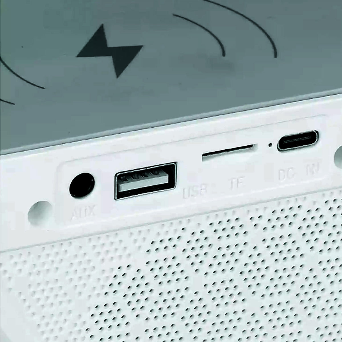 Parlante Portatil Bluetooth Cargador Lampara Led