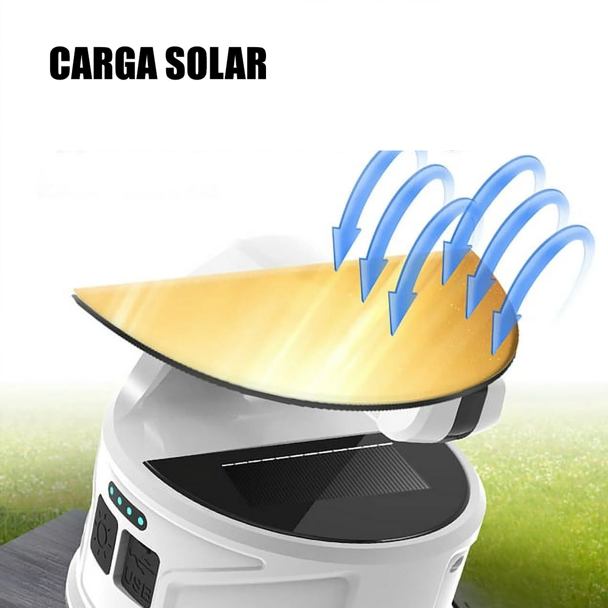 Luz Alto Brillo Portátil Recargable