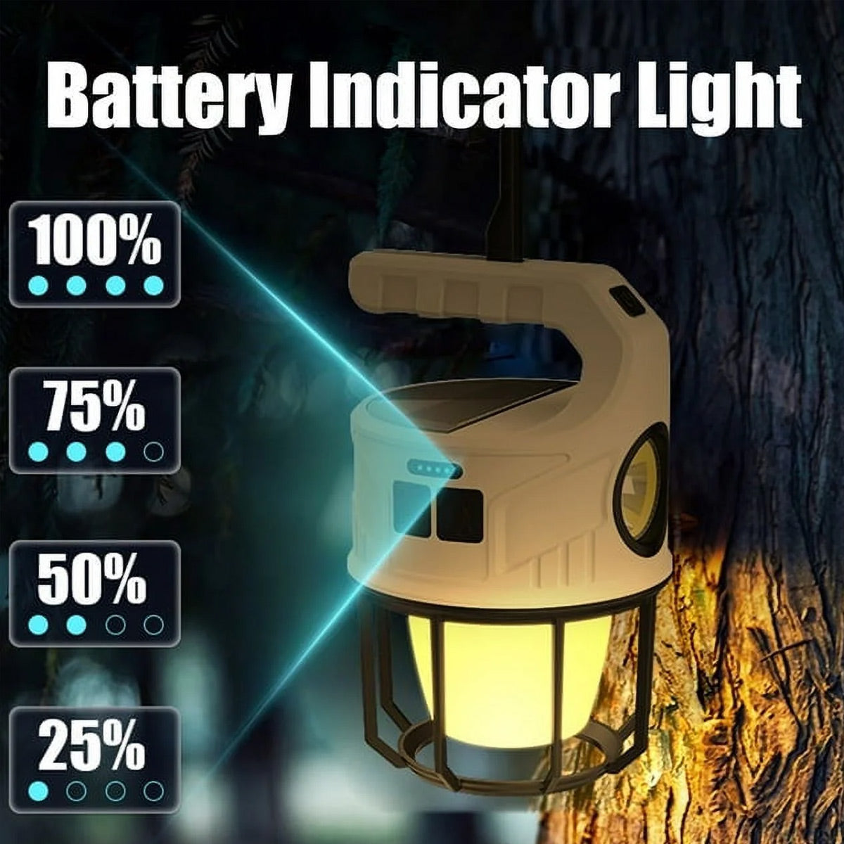 Luz Alto Brillo Portátil Recargable