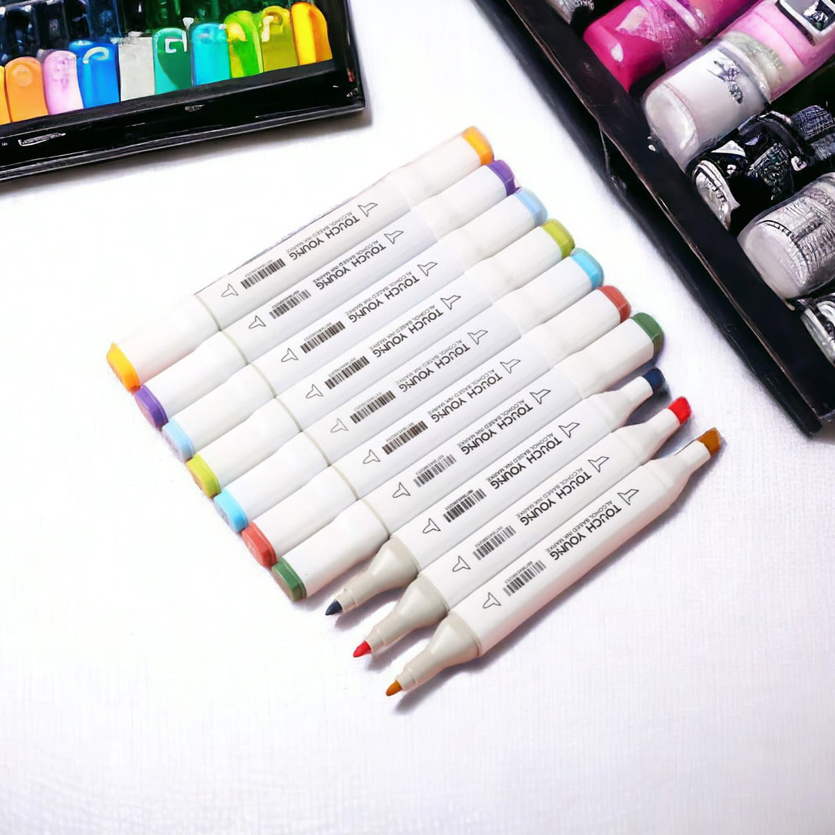 Set Marcadores Doble Punta Set 2024 80 Lápices