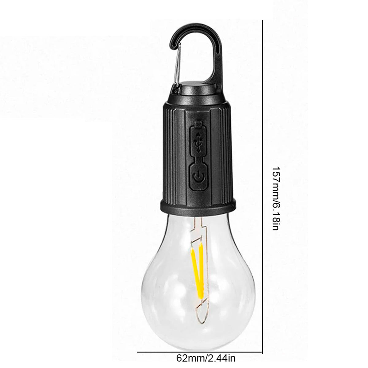 Lampara recargable Led de Alto Brillo 3 Modos -Modelo b