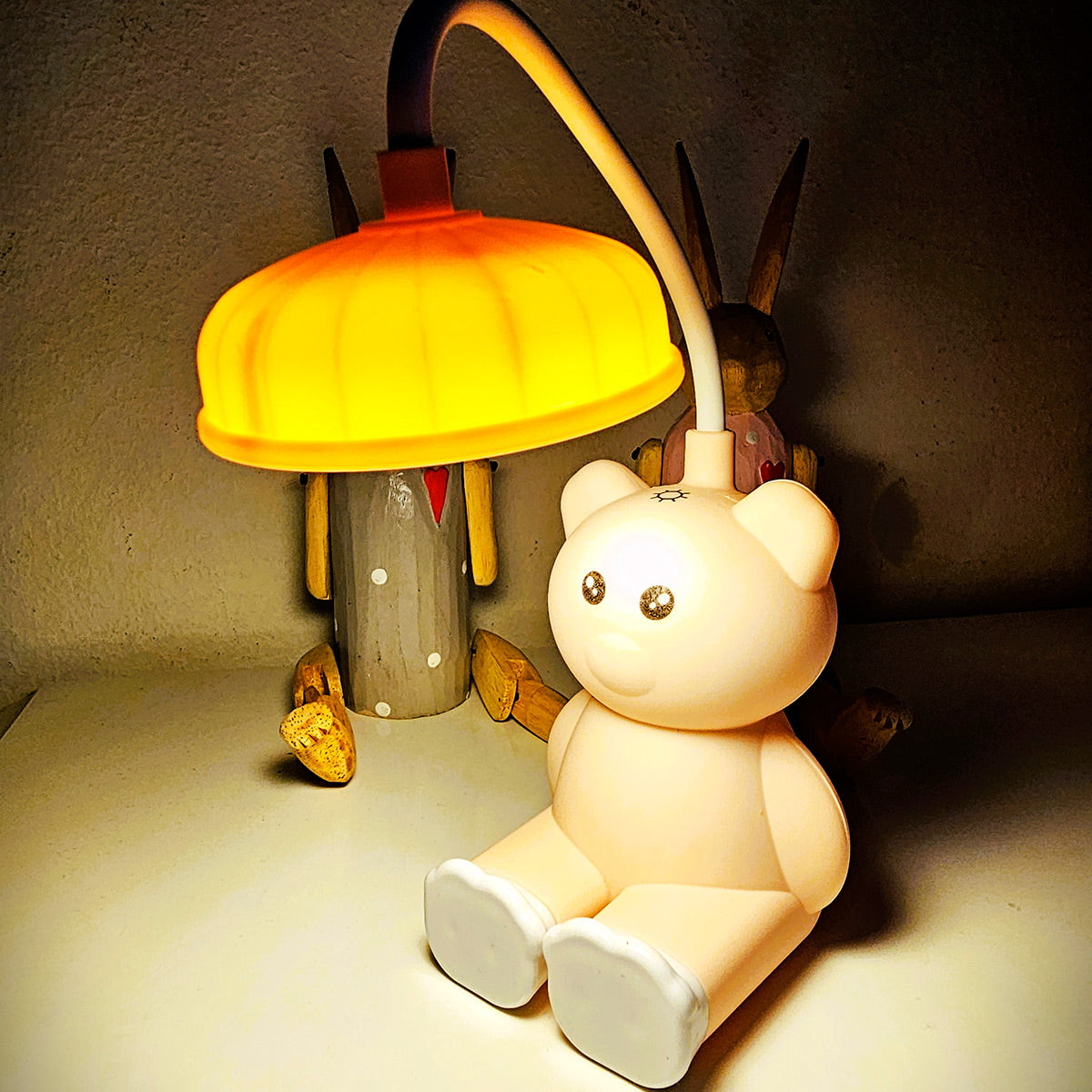Lampara para Niños con Luz Led - 3 Colores Recargable