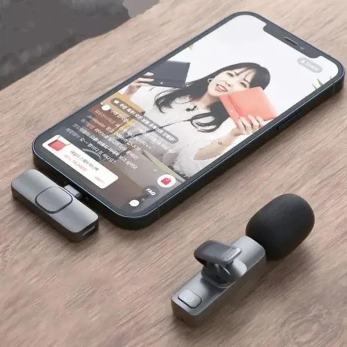 Micrófono Lavalier inalámbrico K9 Doble USB Tipo C