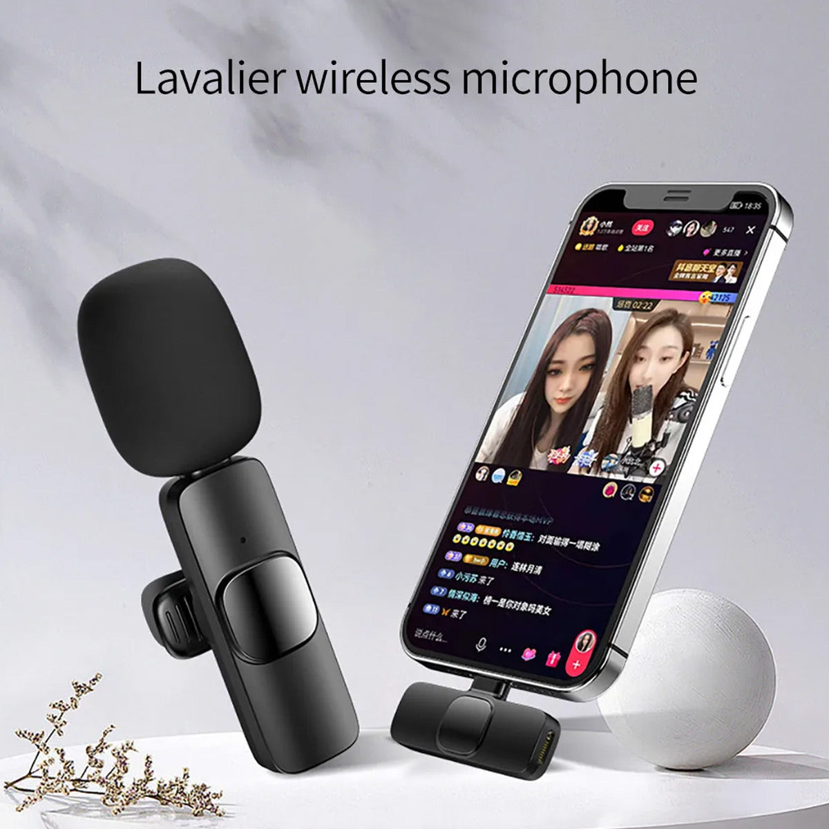 Micrófono Lavalier inalámbrico K9 Doble USB Tipo C
