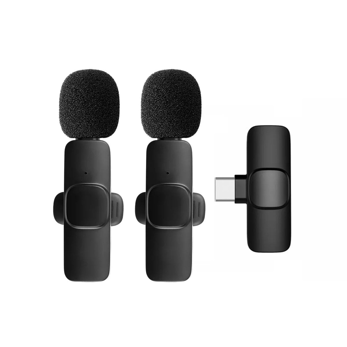 Micrófono Lavalier inalámbrico K9 Doble USB Tipo C