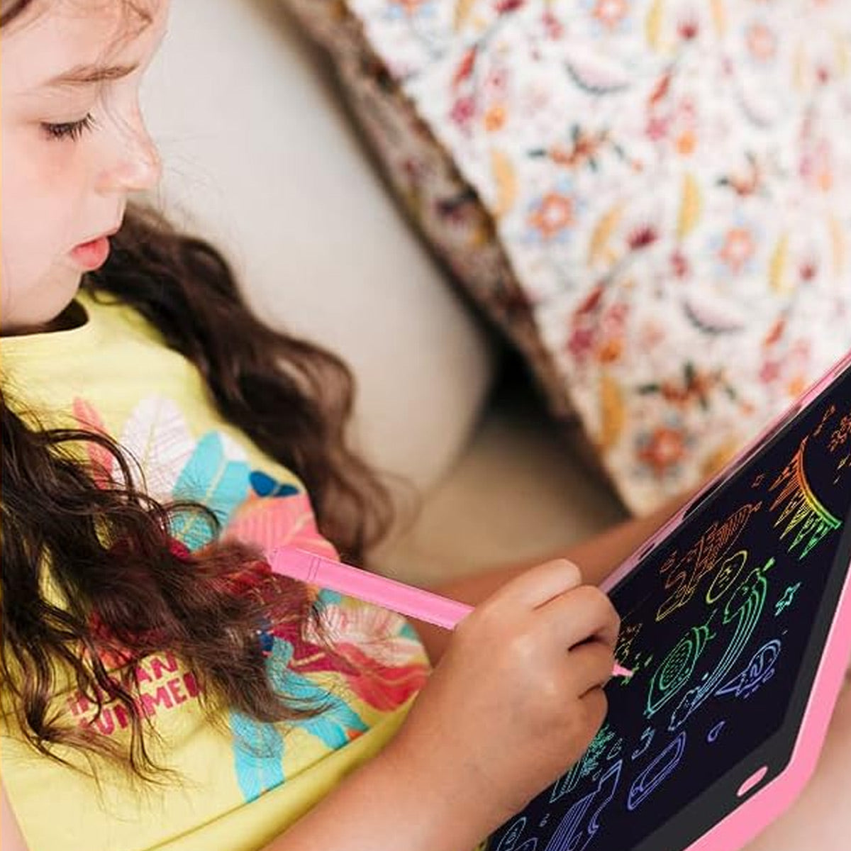 Pizarra Magica Digital Led para Niños Azul