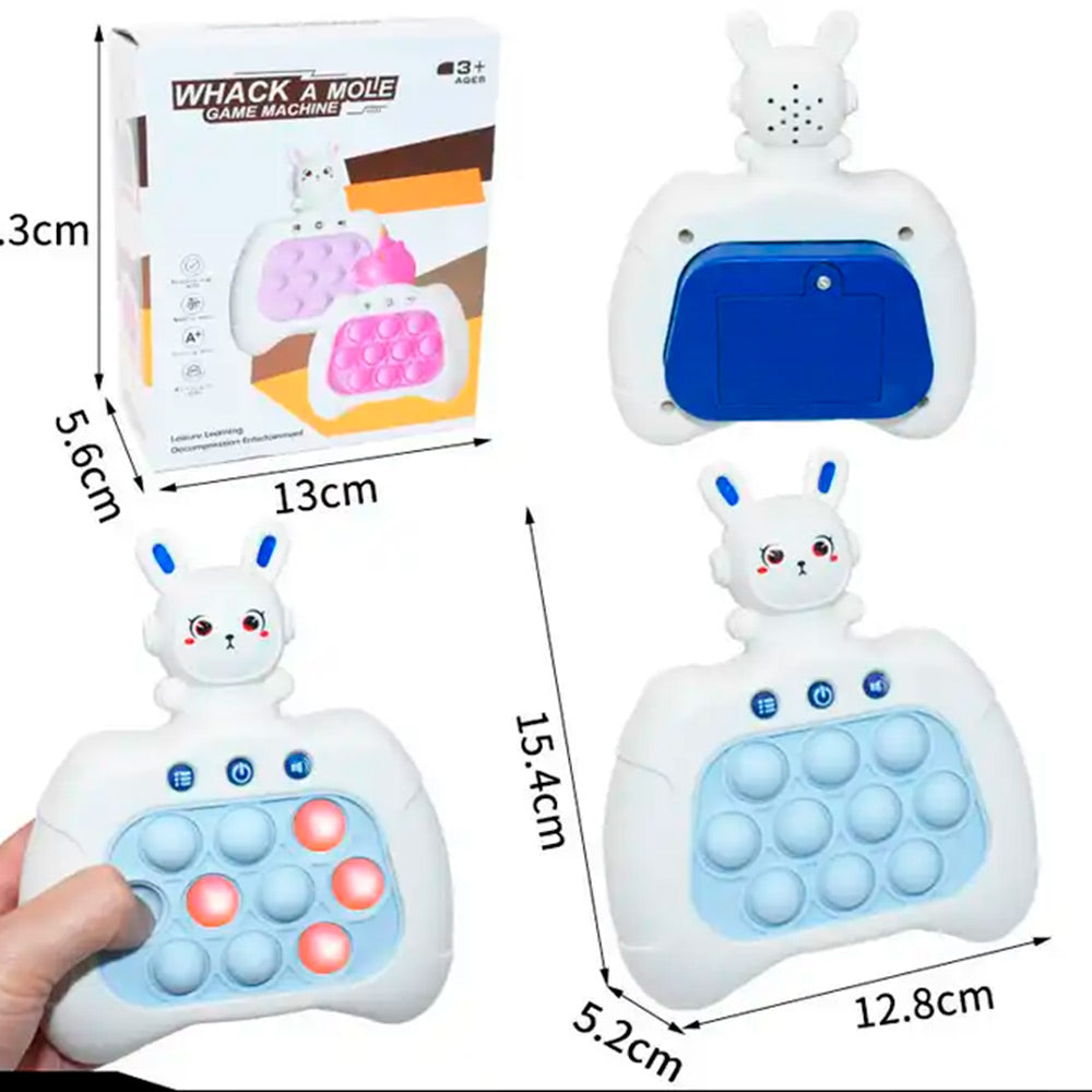 Fidget Pop It Electronico de Conejito Espacial Modelo Celeste
