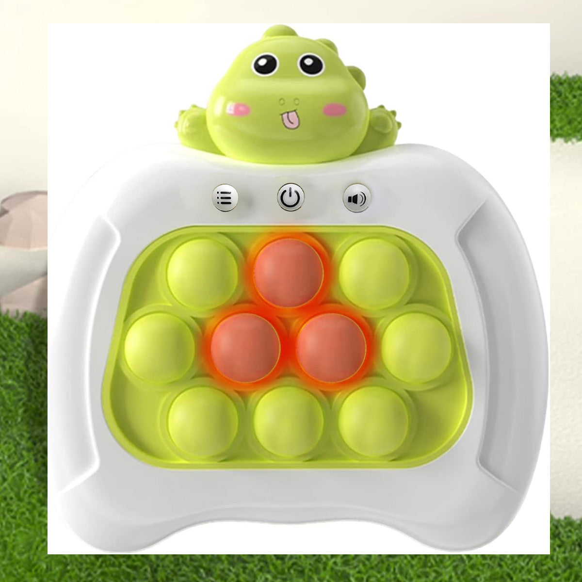 Fidget Pop It Electronico de Dinosaurio Verde