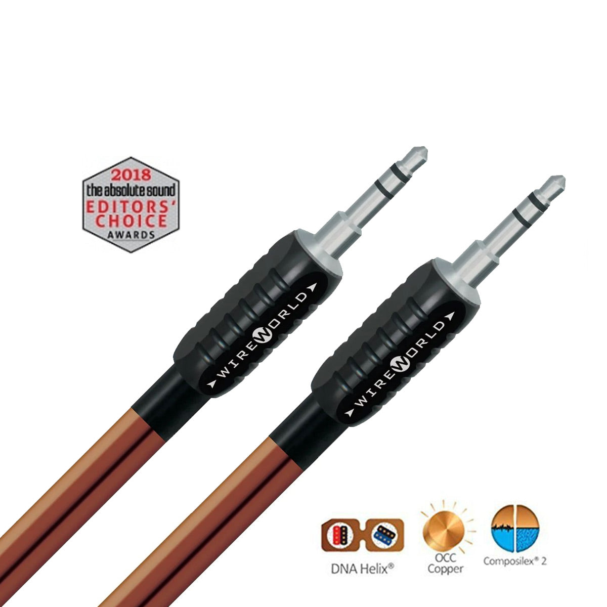 Cable Alta Fidelidad Wireworld 3.5mm a 3.5mm Eclipse 7 NEM 1.0 Mts