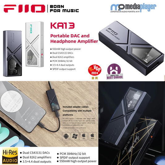 Dac y Amplificador Fiio Ka13