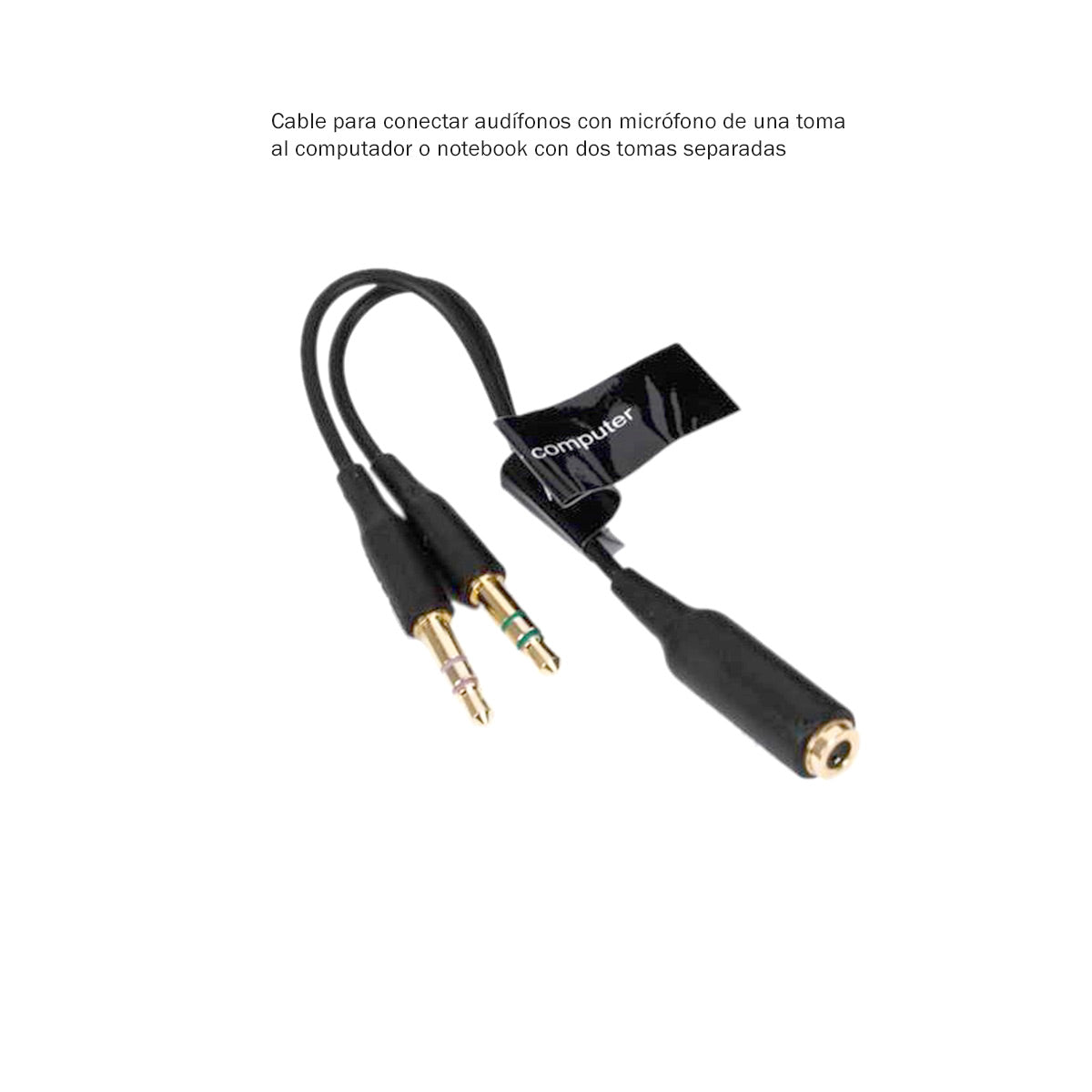 Adaptador Cable  Soundmagic para microfono al Computador