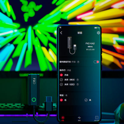 Fiio KA2 TC DAC y Amplificador Portatil USB TIpo C