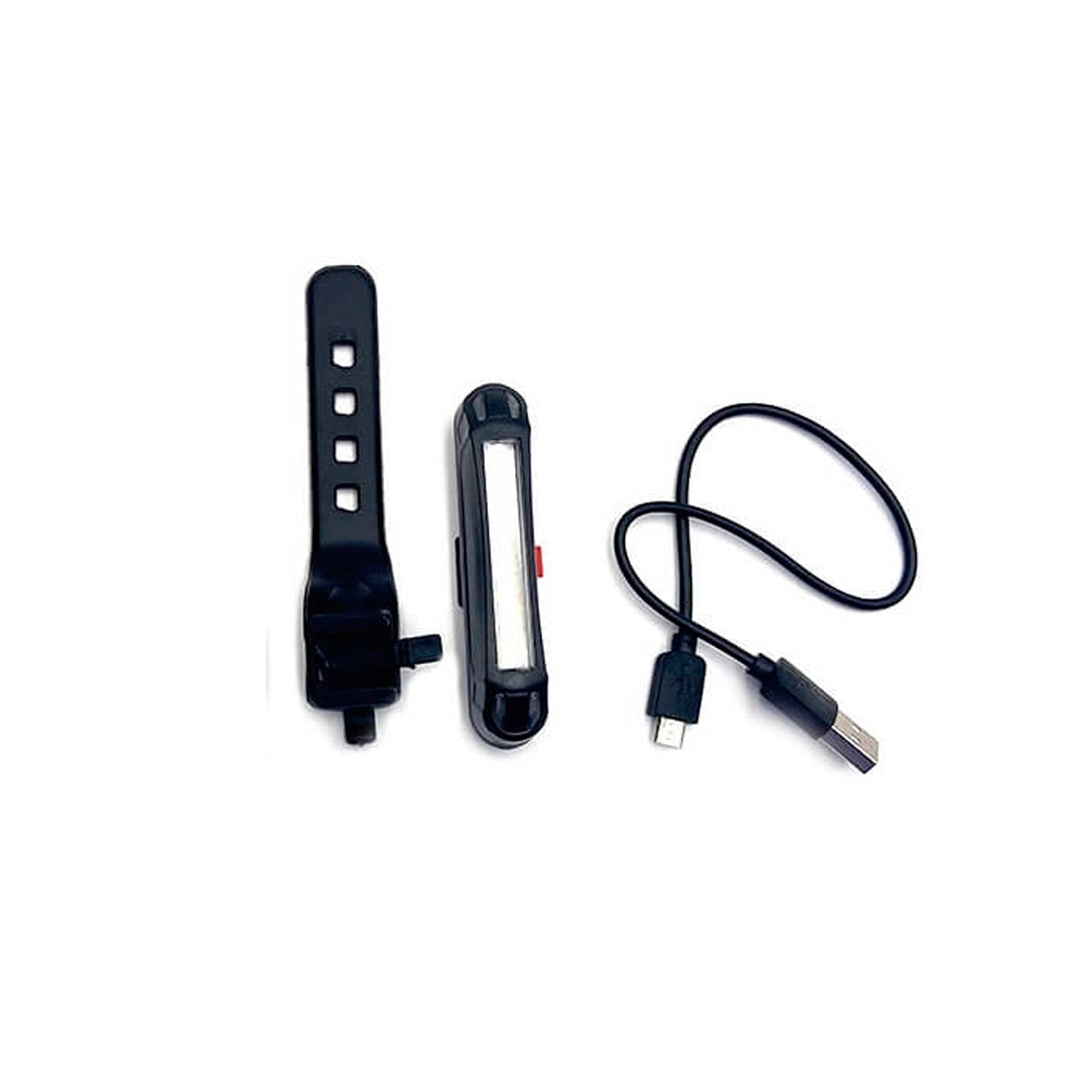 Linterna Luz Led 100 Lumenes USB de seguridad Luz Roja y Luz Azul Recargable