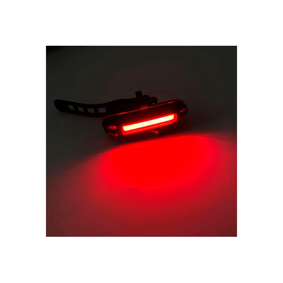 Linterna Luz Led 100 Lumenes USB de seguridad Luz Roja y Luz Blanca Recargable
