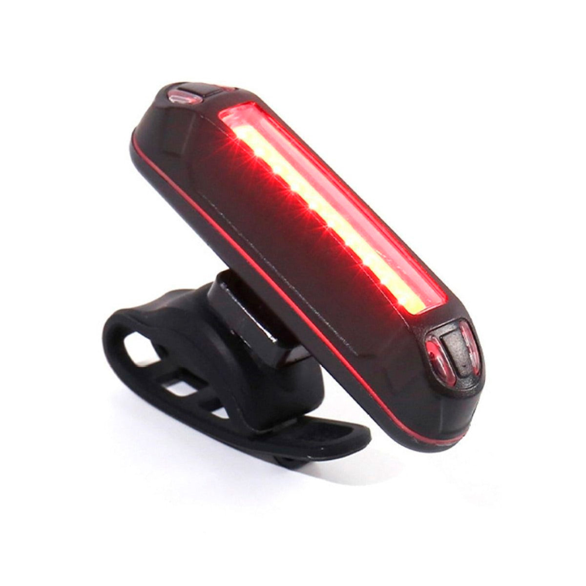 Linterna Luz Led 100 Lumenes USB de seguridad Luz Roja y Luz Blanca Recargable