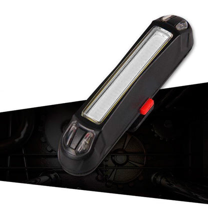 Linterna Luz Led 100 Lumenes USB de seguridad Luz Roja y Luz Azul Recargable