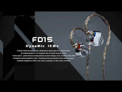 Audifonos Fiio FD15 - Negros – Tienda Mediaplayer