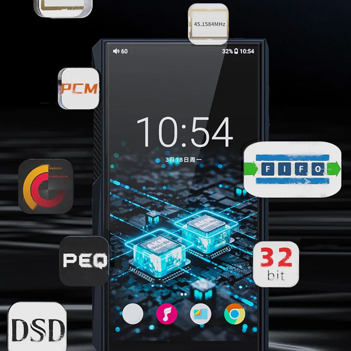 Reproductor Hi-Res Fiio M23  DSD MQA Bluetooth